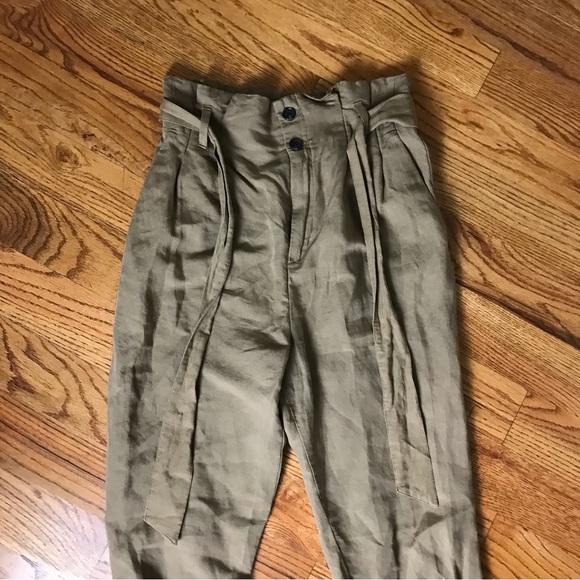 H&M Tan Paperbag Pants - Picture 4 of 7